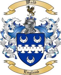 Wald Family Crest from England