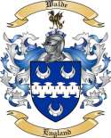 Walde Family Crest from England