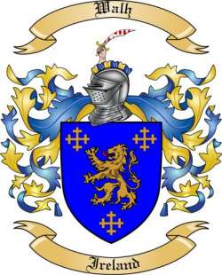 Walh Family Crest from Ireland