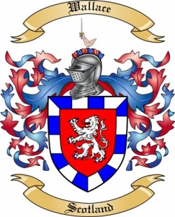 Wallace Family Crest from Scotland2