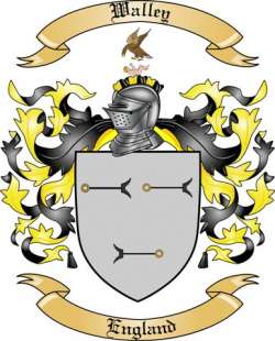 Walley Family Crest from England