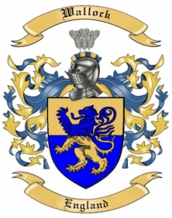 Wallock Family Crest from England