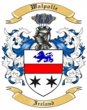 Walpolle Family Crest from Ireland
