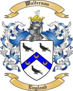 Walterson Family Crest from England