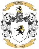Walthari Family Crest from Germany