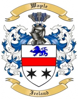Waple Family Crest from Ireland
