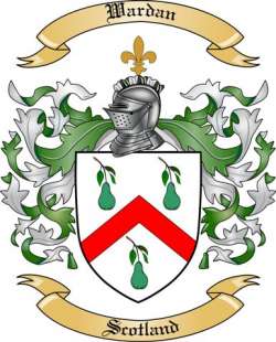 Wardan Family Crest from Scotland