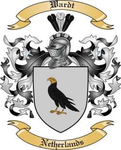 Wardt Family Crest from Netherlands