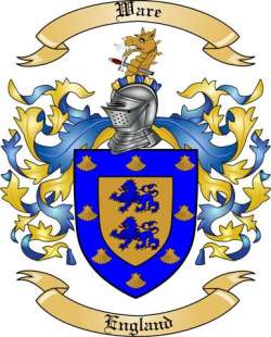 Ware Family Crest from England