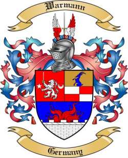 Warmann Family Crest from Germany