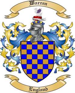 Warren Family Crest from England2
