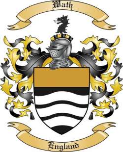 Wath Family Crest from England