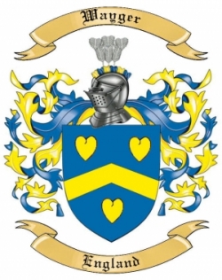 Wayger Family Crest from England