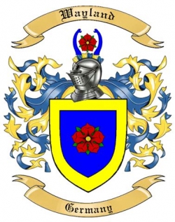 Wayland Family Crest from Germany