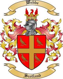 Webbe Family Crest from Scotland