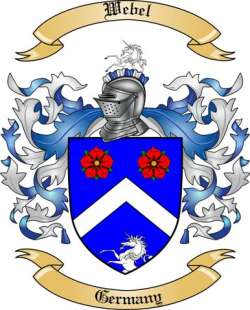 Webel Family Crest from Germany