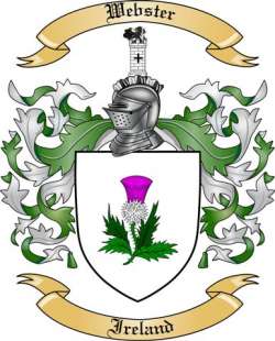 Webster Family Crest from Ireland
