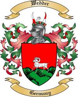 Wedder Family Crest from Germany