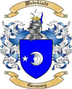 Wedekindt Family Crest from Germany