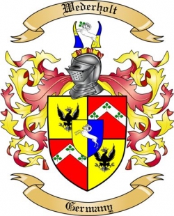 Wederholt Family Crest from Germany
