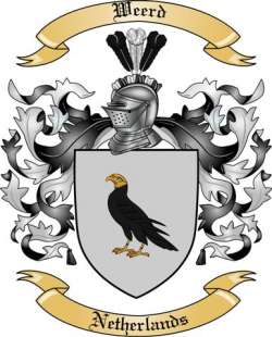 Weerd Family Crest from Netherlands