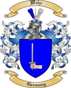 Wehr Family Crest from Germany