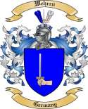 Wehren Family Crest from Germany