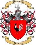 Wehrmann Family Crest from Germany