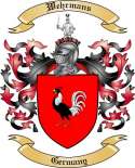 Wehrmans Family Crest from Germany