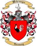 Wehrmeyer Family Crest from Germany
