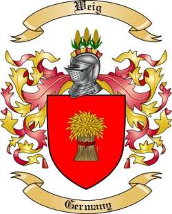 Weig Family Crest from Germany