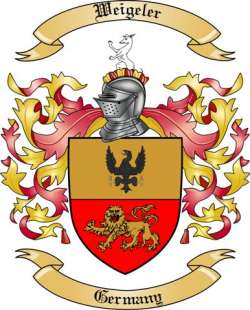 Weigeler Family Crest from Germany