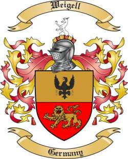 Weigell Family Crest from Germany