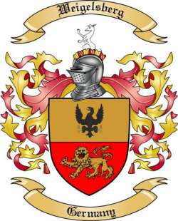 Weigelsberg Family Crest from Germany