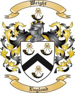 Weight Family Crest from England2