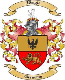 Weigle Family Crest from Germany