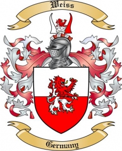 Weiss Family Crest from Germany