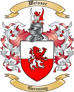Weisser Family Crest from Germany