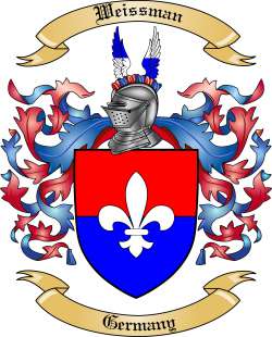 Weissman Family Crest from Germany