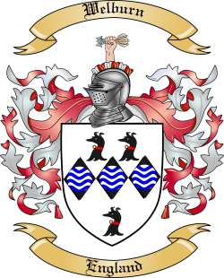 Welburn Family Crest from England