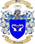 Well Family Crest from Germany