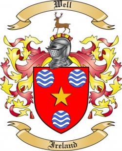 Well Family Crest from Ireland
