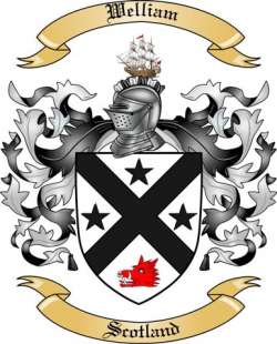 Welliam Family Crest from Scotland