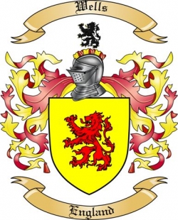 Wells Family Crest from England2