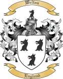 Welton Family Crest from England