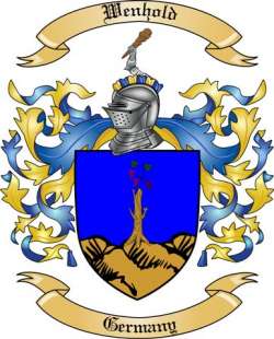 Wenhold Family Crest from Germany