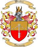Wenker Family Crest from Gemany
