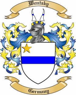 Wentzky Family Crest from Germany