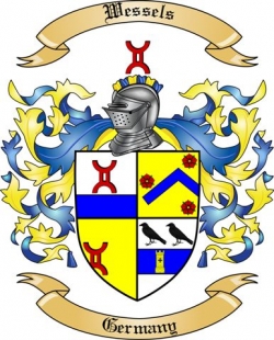 Wessels Family Crest from Germany by The Tree Maker