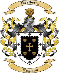 Westberry Family Crest from England